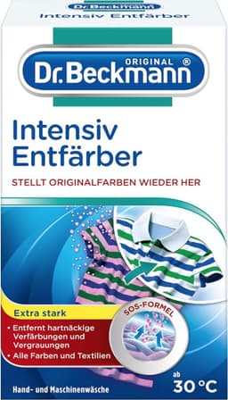 Dr. Beckmann Intensieve ontkleuring 3-in-1 - Verkleurt wit en kleurecht kleurrijk textiel - 200gr — thumbnail 1