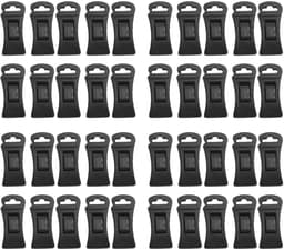 Wasknijpers - 40 stuks - Antislip kunststof wasknijpers met haken - Stevig - Geschikt voor wasmachine en droger — thumbnail 1