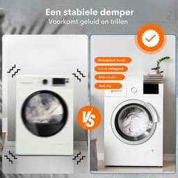 FLOOQ Wasmachine Dempers Pro Upgraded - Wasmachine Verhoger - Geschikt voor Wasmachine en Droger - 4 stuks — thumbnail 4