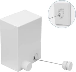 Verstelbare Intrekbare Waslijn voor Balkon en Badkamer - Slijtvast en Onzichtbaar — thumbnail 5