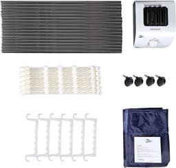 Bolture Elektrisch Droogrek - Verwarmd Wasrek - Droger met Warme Ventilatie en Wieltjes - 15KG Capaciteit - 1000W — thumbnail 2