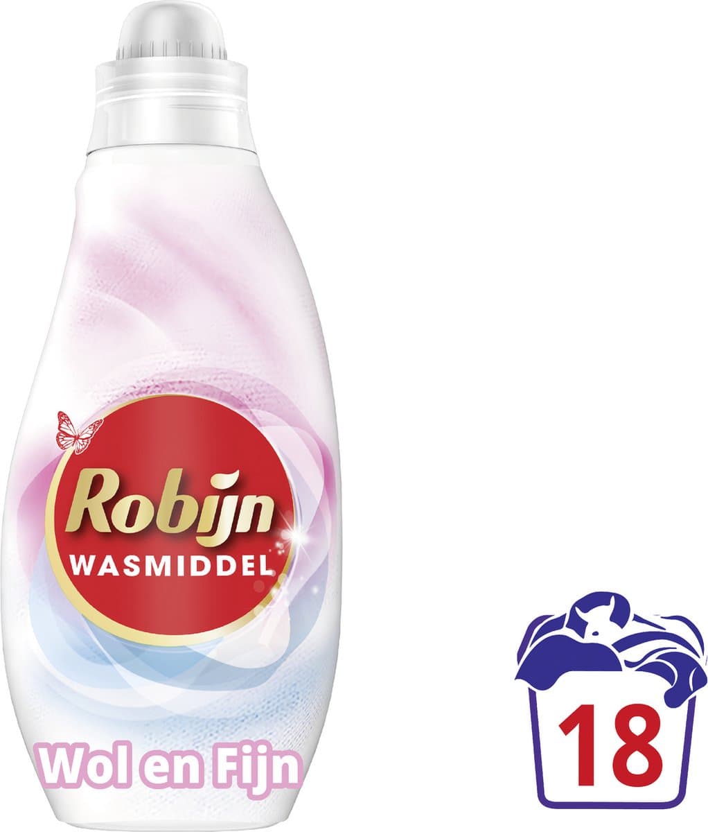 Robijn Specials Wol & Fijn Vloeibaar Wasmiddel 18 wasbeurten — afbeelding 1