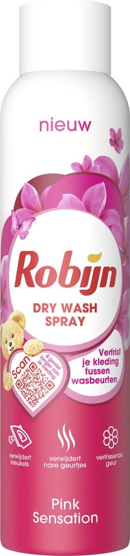 Robijn Pink Sensation Dry Wash Spray 200 ml — thumbnail 2