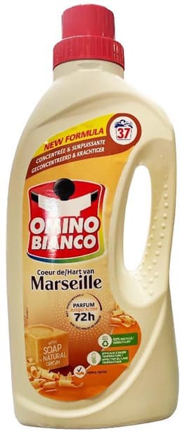 Omino Bianco - Marseille - Wasmiddel - Natuurlijke Zeep - Witte & Gekleurde Was - 37 Wasbeurten — thumbnail 3