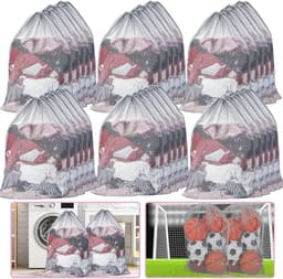 Grote netzakken voor wasgoed - 30 stuks - duurzaam polyester met trekkoord (61 x 91 cm) — thumbnail 3