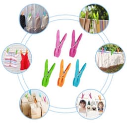 Wasknijpers 150 stuks - Antislip, Vuilafstotend, Winddicht, Perfect voor Kleding en Organisatie — thumbnail 4