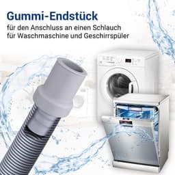 Afvoerslang Adapter 19 mm Ø voor Wasmachine en Vaatwasser - Duurzaam en Hoge Temperatuur Bestendig — thumbnail 3