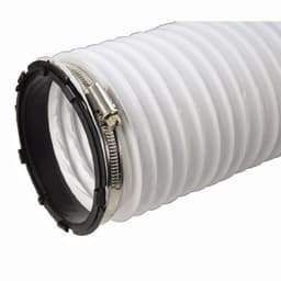 Afvoerslang voor Wasdroger en Ventilatie - Flexibele PVC Slang met Slangklemmen — thumbnail 3