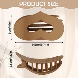 Grote Haarclip Set (6 Stuks) - Stevige Franse Klemmen voor Dik en Dun Haar — thumbnail 4