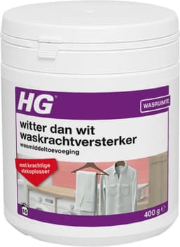 HG witter dan wit waskrachtversterker wasmiddeltoevoeging 400gr — thumbnail 1