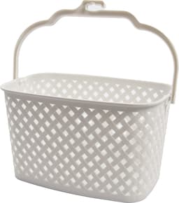 Discountershop® Wasknijpermandje Wit 22 x 12,9 x 15 cm — thumbnail 2