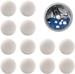 Drogerballen, drogerballen van natuurlijke wol, drogerballen voor de wasdroger, set van 12, droogballen van 100% pure - ShopVlot — thumbnail 1
