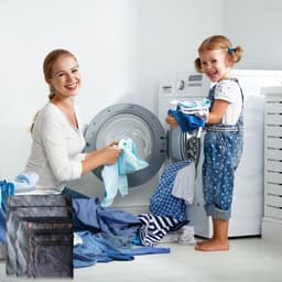 Set van 4 waszakken, vuilafstotend en kleurvast voor jassen en delicate kleding — thumbnail 4