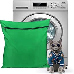 Honden- en kattenwaszak voor het wassen van huisdierbedekking, dekens en kleding, voorkomt verstoppingen in de wasmachine — thumbnail 1