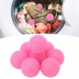 8 Stuks Wollen Ballen voor Wasmachine & Droger - Zacht & Pluizig — thumbnail 3