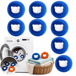 8x Wasmachines Ballen - Verwijderen Huisdierhaar & Pluisjes — thumbnail 1