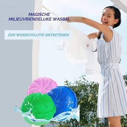 Herbruikbare Wasballen - Zacht - 1000 stuks - Milieuvriendelijk en Antiverwarring - Voor in de Wasmachine — thumbnail 3