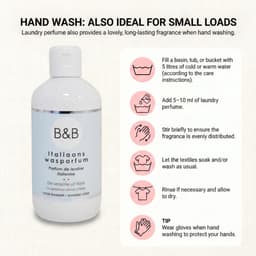 SnelShoppen - B&B Italiaans Wasparfum Lotus Diamant 250ml – Luxe Bloemige Geur voor Was, Geurversterker, Zachte Textielgeur, Tot 25 Wasbeurten — thumbnail 2