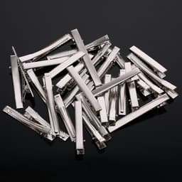 Haarspelden Krokodil - Metalen Clips - Haar Styling - Antislip Ontwerp - 30 Stuks - Zilverkleurig — thumbnail 3