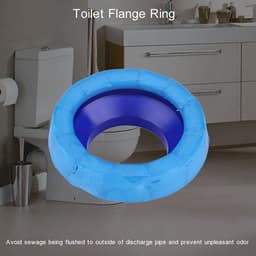 Universele wc-afdichtring afvoerklep afvoerpijp elastisch badkamer wc-accessoires sanitair wc reparatieonderdelen — thumbnail 2