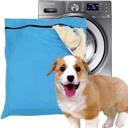 SnelShoppen - Pet Hair Waszak Blauw L, Jumbo Waszak voor Dierenharen, YKK Rits, Ideaal voor Bedtextiel, Dekens en Handdoeken — thumbnail 3