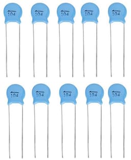 Dailygoods - Keramische condensator - Condensatorkit 50 stuks - Hoogspanningscapaciteit - 1000V 104M 0.1uF - Betrouwbare condensatoren - Geschikt voor... — thumbnail 2