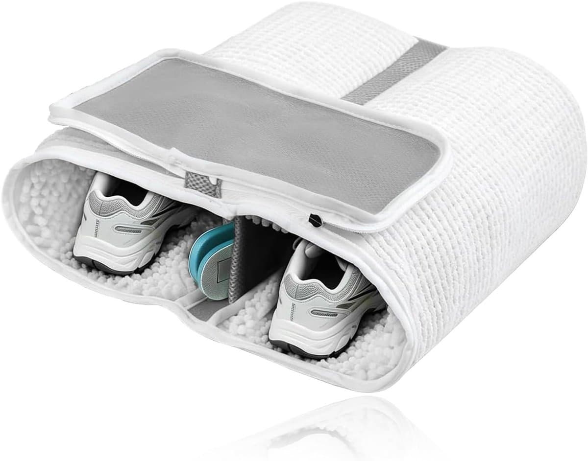 Waszak voor schoenen en sneakers XL met extra reinigingsvak voor zolen, anti-vervorming en wasbescherming — afbeelding 1