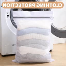 Waszakken voor Overhemden, Truien en Beddengoed - Herbruikbare Wasnetten met Ritssluiting, 50 x 60 cm, Perfect voor de Wasmachine — thumbnail 4