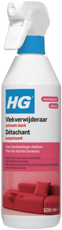 1 x HG Vlekverwijderaar Extra Sterk 500 ml - Vlekverwijderaar - Vlekken Verwijderen - Vlekken Op Textiel - Vlekken Op Tapijt - Vlekken Op Meubel — thumbnail 2