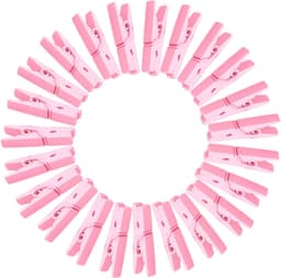 Houten Wasknijpers - Kleine Clips - Foto's Ophangen - Regenboog Kleuren - 100 Stuks - Multicolor — thumbnail 1