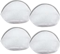 Wasnet voor delicate kleding, waszakken voor ondergoed en sokken, herbruikbare netten met ritssluiting, waterdoorlatend en beschermend, 4 stuks, 18 x 15 cm, ideaal voor wassen en onderhoud van lingerie — thumbnail 1