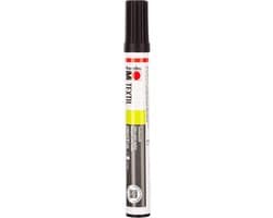 01170003073 - textielverf zwart 073, lijndikte ca. 2-4 mm, textielstift voor lichte stoffen, op waterbasis, zachte grip, wasbaar tot 60 °C, lichtecht, eenvoudig te gebruiken — thumbnail 1