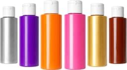 Stofverfset, wasbestendige textielverf voor lichte stoffen, ideaal voor het schilderen van T-shirts, doe-het-zelf textielvormgeving, tassen, kussens, 12 kleuren x 60 ml — thumbnail 3
