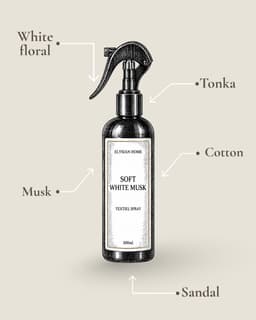 La Elysian Soft White Musk Textielspray - 300ML — thumbnail 4