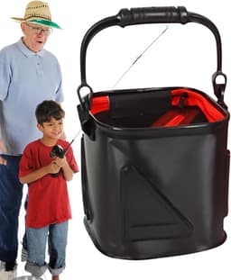 Aas Emmer - Hengelsport Mand - Aas Vers Houden - Anti-Ontsnapping Ritssluiting - 27x27x7 cm - Zwart — thumbnail 1