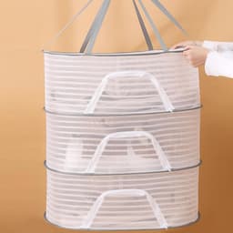 Trui Droogrek Plat - Mesh Kledinghanger - Kleding Plat Drogen - Anti-vervorming Ontwerp - 60 x 40 cm - Wit — thumbnail 2