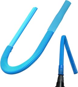 Reinigingsslang Droger - Pluisverwijderaar Pijp - Ontluchting Schoonmaken - Flexibel PE Materiaal - 80 cm Lengte - Grijs — thumbnail 1