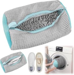 Multifunctionele Waszak voor Schoenen - Herbruikbare Bescherming voor Alle Schoenen en Wasmachine (Grijs) — thumbnail 1