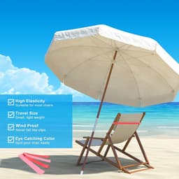 Houders voor strandhanddoeken Clips, Handdoekbandjes voor strandstoelen, 4 stuks Elastische houder voor strandhanddoeken, Elastisch, Houders voor strandhanddoeken Handdoekbandjes — thumbnail 5
