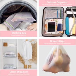 Thijox - Waszak Set van 11 Stuks met Rits, Mesh Waszakken voor Delicate Kleding, Beha's, Sokken, Reizen en Schoenen - Duurzaam Micro Mesh Materiaal — thumbnail 5