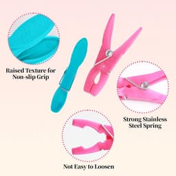 Wasknijpers - Veelkleurig - Extra Sterk - Antislip - Voor Waslijn en Wasrek — thumbnail 4