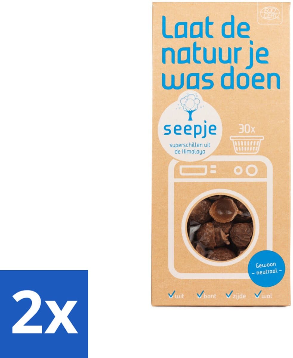 Seepje - Wasmiddel - Milieuvriendelijk & Zeer Zacht - 'Gewoon neutraal' - 150 gr - Voordeelverpakking - 2 stuks — afbeelding 1