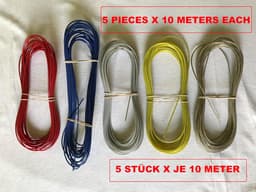 SnelShoppen - Waslijn 2 mm Extra Sterk met Stalen Kern en PVC Coating voor Thuis, Tuin, Camping - 5000 cm, 5 Kleuren, Perfect voor Buitengebruik en Hu — thumbnail 4