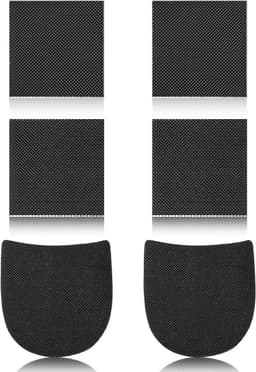 Schoenhak reparatie pads 6 stuks - 3.5mm dikke rubberen hakken - antislip beschermers - ShopVlot — thumbnail 1