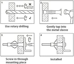 150 Stuks Gipsplaat Muurpluggen en Schroeven, Holle Gipsplaten Holte Ruwe Muurbevestigingen, Expansiebuis Nylon Plug, Tapschroeven Bevestigingsset — thumbnail 5
