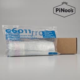 Oplosbare Waszakken 60 Liter | 1 rol à 25 zakken - Sluitlint | Polyvinylalcohol | 10 My | 66x84 cm - Waszakken opblosbaar, Waszakken groot, Waszakken voor wasgoed (06608401100) — thumbnail 2