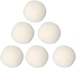 Ball, 6 Stuks Wol Dryer Balls Adsorbeert Onzuiverheden Vermindert Statische Elektriciteit Hoge Dichtheid Ontvochtiging voor Thuis (4cm) — thumbnail 1