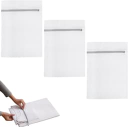 Duurzame Waszakken Set van 3 Stuks met Rits - Bescherming voor Kleding, Antiklit en Reisopslag 50x40cm — thumbnail 1