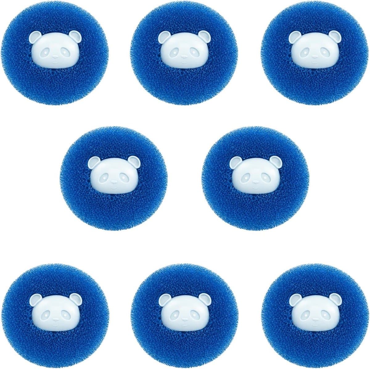 SnelShoppen - 8 Stuks Wasmachine Lintballen - Effectieve Dierenhaar Verwijderaar - Herbruikbare Lintvangers voor Wasmachine - Ideaal voor Huishoudens — afbeelding 1