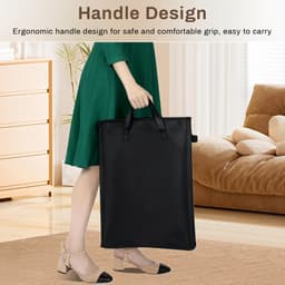 SnelShoppen - Slimme Wasmand met Handvatten, Vouwbare Laundry Collector, Smalle Opbergmand voor Kleding, Speelgoed, 20x40x60 cm, Waterproof Oxford Sto — thumbnail 4